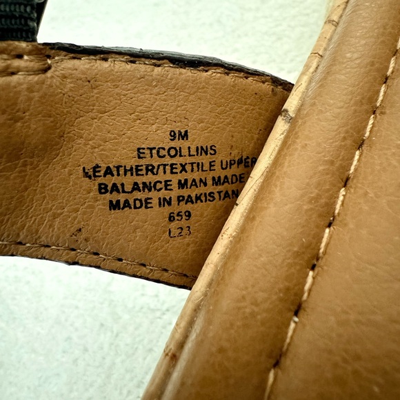 Women’s Earth Black and Tan Espadrille Sandals - Picture 6 of 7